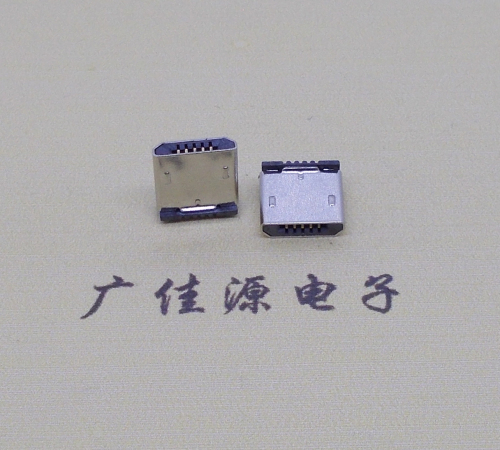 南通micro usb 5p公头 短体插板H=5.9立插