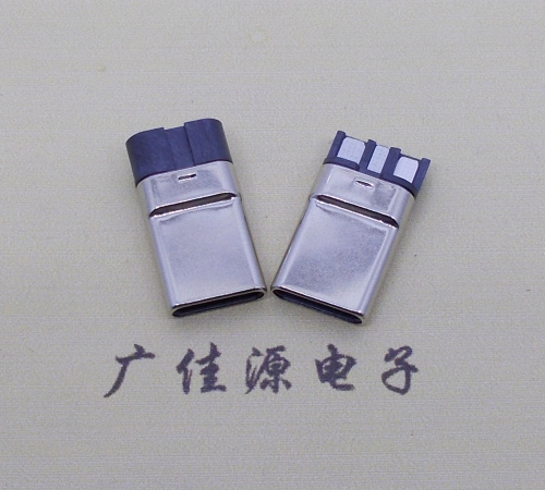 南通焊线式 type c11p拉伸公头连接器总体长15.9mm