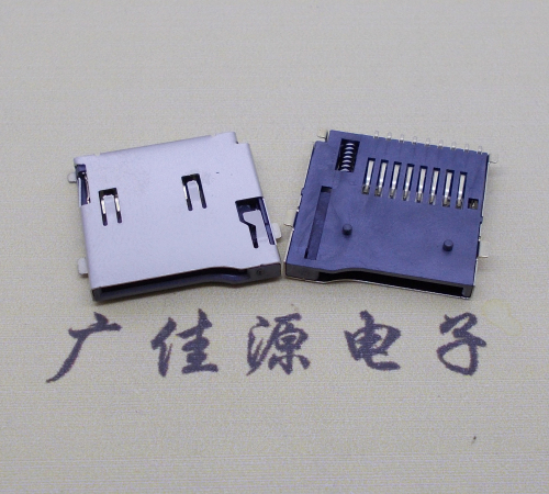 南通TF PUSH 外焊(全金)8pin带弹卡座