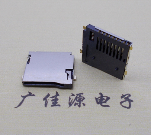 南通TF PUSH 外焊(全金)9pin带弹卡座