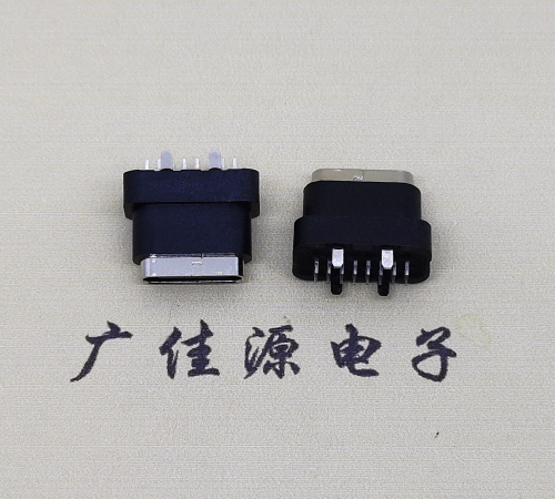 南通type c16pin防水连接器.点胶防水IPX7等级.立式接口母座