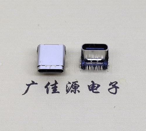 南通type c24p板上母头 typec接口数据CL=3.4,DIP+SMT端子DIP长脚